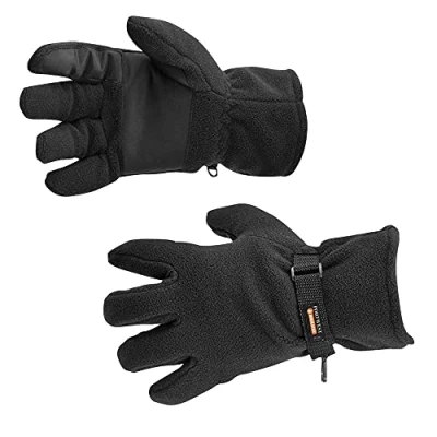 Afbeelding van Fleece Handschoen Gevoerd Met Insulatex maat , Black