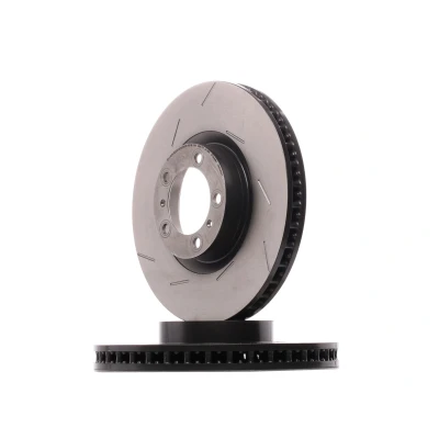 Afbeelding van BREMBO 09.C549.21 Remschijf 360 36 5 interne ventilatie, Gekerft Gecoat High carbon Met schroeven PORSCHE: Panamera
