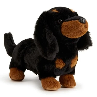 Afbeelding van Zappi Co Daisy de teckel pluche (20 cm) hondenvreugde zacht, aangenaam, 100% gerecycled, schattige lange vriend