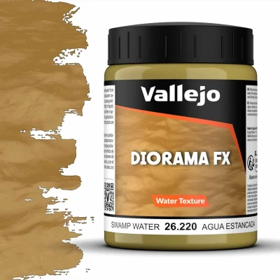 Afbeelding van Vallejo 26220 Water Textures 220 Moeraswater 200ml Effecten potje
