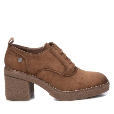 Afbeelding van REFRESH 170993 veterschoenen voor dames, Kameel.