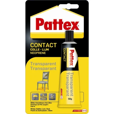 Afbeelding van Pattex Contactlijm Transparant Tube van 50 gram