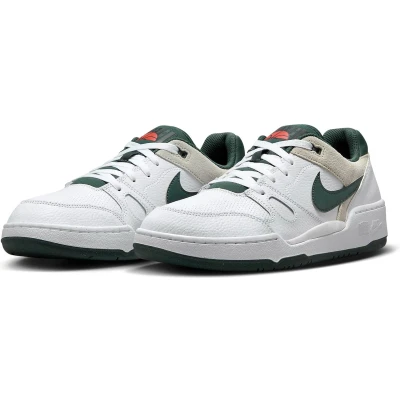 Afbeelding van Nike Sportswear FULL Force Sneakers laag, Heren, Maat: 41, White/vintage green/sea glass/cosmic clay/black Leer/ synthetisch