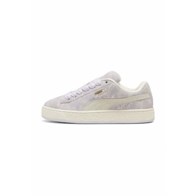 Afbeelding van Suede XL verwassen uniseks sneakers, Wit/Goud, Maat 48 PUMA