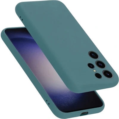 Afbeelding van Cadorabo Hoesje geschikt voor Samsung Galaxy S24 ULTRA in LIQUID GROEN Beschermhoes gemaakt van flexibel TPU silicone Case Cover