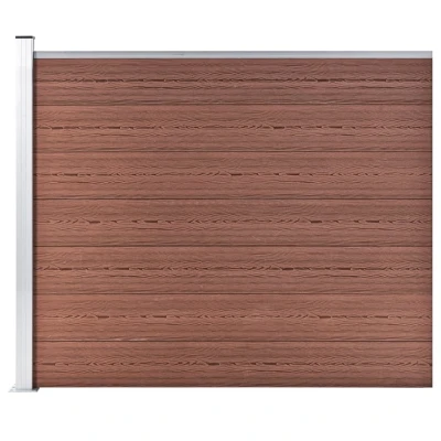 Afbeelding van Schuttingpaneel 175x146 cm HKC bruin