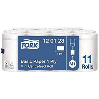 Afbeelding van Tork Basic Mini Centerfeed Poetspapier 1 laags M1