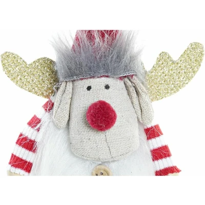 Afbeelding van Kerstversiering DKD Home Decor Polyester Rendier (8 x 5 23 cm) (2 Stuks)