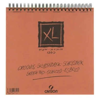 Image de Canson Album XL Croquis 90g 30x30cm 120 feuilles.
