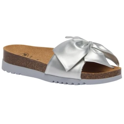 Afbeelding van SCHOLL BOWY 2.0 Lamsynth SILVER Dames Slippers Zilver Maat 38