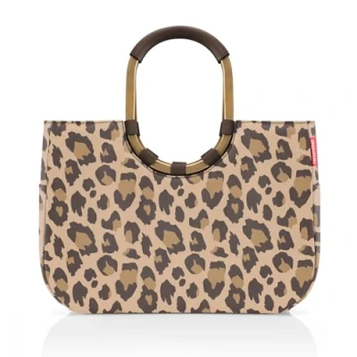 Afbeelding van Reisenthel Loopshopper L Shopper 25L Frame Leo Macchiato Bruin