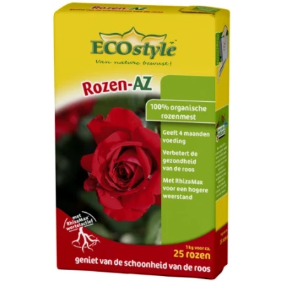 Afbeelding van Ecostyle Rozen Az Siertuinmeststoffen 800 g 25 stuks Dé Meststof Voor Rijkbloeiende