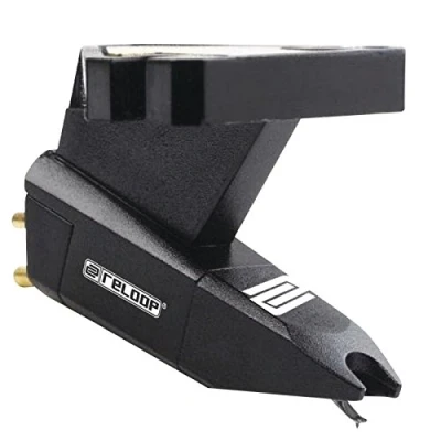 Image de Reloop OM Black Headshell Mount DJ/HiFi cartouche et stylet excellent son pour DJ écouter