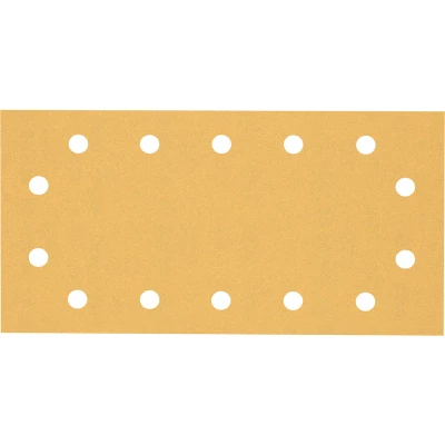 Image de BOSCH 2608900863 Feuille abrasive Expert C470 Best for Wood and Paint, 115 x 230 mm, grain 120, 14 trous (10 pcs)