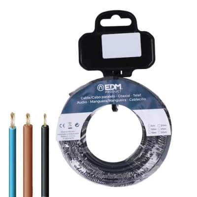 Afbeelding van Kabel EDM Zwart 5 m