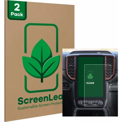 Afbeelding van ScreenLeaf Screenprotector voor Ford Ranger XLT (2024) Duurzame schermbescherming Folie Beschermfolie transparant (2 Stuks)