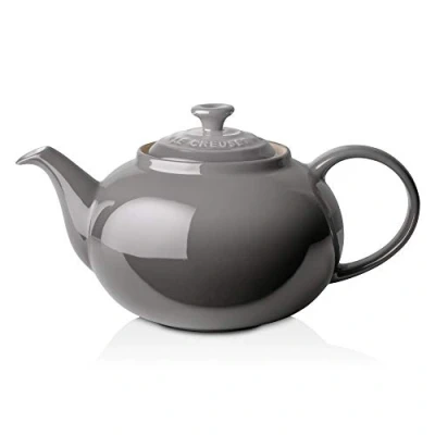 Afbeelding van Le Creuset Klassieke ronde keramische theepot, 1,3 l, voor 3 4 kopjes, flint, 70702134440000
