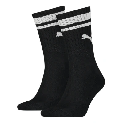 Image de Lot de 2 paires chaussettes basses unisexes avec rayure traditionnelle PUMA