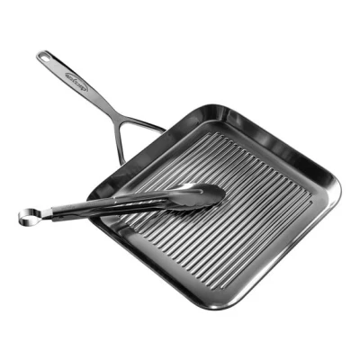 Afbeelding van Demeyere Specialties 5 Grillpan 28 x cm + serveertang 24