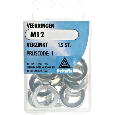 Afbeelding van Veerringen m12 verz 15st Deltafix