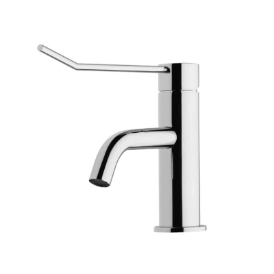 Afbeelding van Waterevolution Flow wastafelkraan incl. click plug chroom T11101