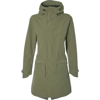 Afbeelding van Basil Mosse Parka Regenjas Dames Groen Maat L