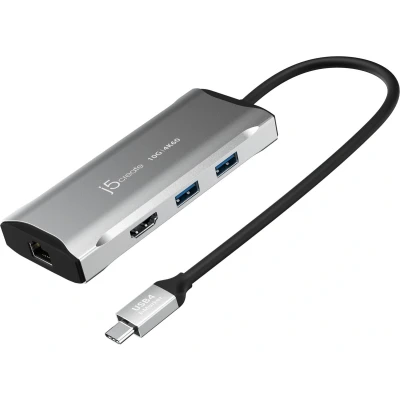 Afbeelding van j5create JCD392 N 4K60 Elite USB C 10 Gbps Travel Dock