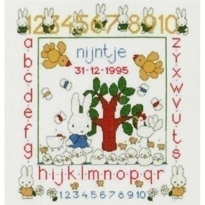 Afbeelding van Dick Bruna geboortetegel Nijntje 230 276