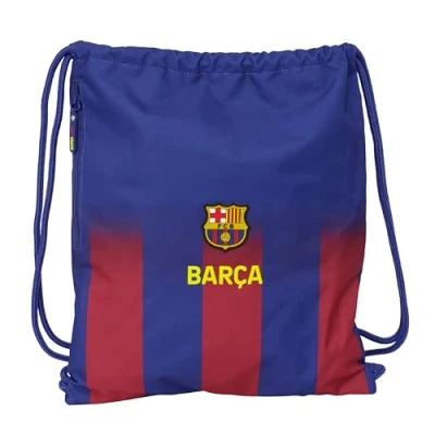Afbeelding van Safta F.C. Barcelone 1ère équipe 25/26 sac à dos de sport, fermeture lacets, dos, idéal pour enfants différents âges, confortable et polyvalent, qualité résistance, 35 x 45 cm