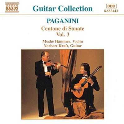 Afbeelding van Mosche Hammer &amp; Norbert Kraft Paganini: Centone Di Sonate 3 (CD)