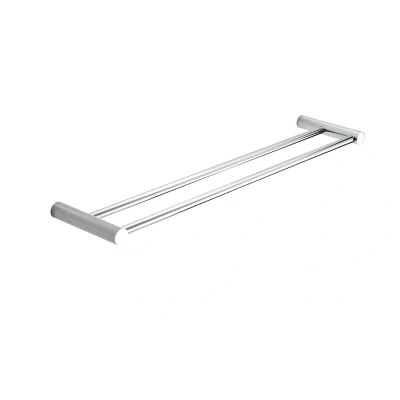 Afbeelding van Wiesbaden Ida dubbele handdoekrek 60cm chroom