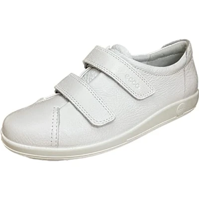 Afbeelding van ECCO Soft 2.0 hoge sneakers voor dames, Briljant Wit