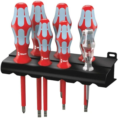 Image de WERA 3165 i/6 Rack Jeu de tournevis en acier inoxydable + support, 6 pièces 05022745001