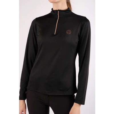 Image de Montar Chemise Everly Rosegold Longues Manches Noir L