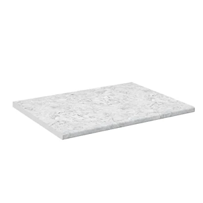 Afbeelding van Vicco Keukenwerkblad &quot;R Line&quot;, wit marmer, 80 cm