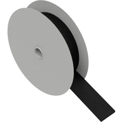 Afbeelding van Hebotec 11 KE20005FRT Klittenband Om te bundelen Haak en lusdeel (l x b) 5000 mm 20 Zwart 5 m