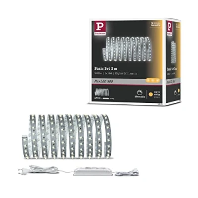 Afbeelding van Paulmann MaxLED 500 LED strip basisset 18W Warm wit 3m
