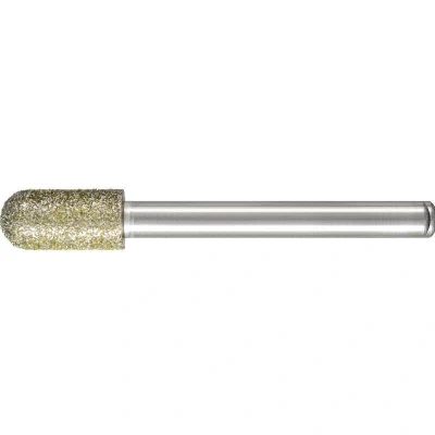 Afbeelding van PFERD 36431057 Diamant slijpstift ronde walsvorm 10 x 10 mm stift Ø 6 mm Diameter 10 mm 1 stuk(s)