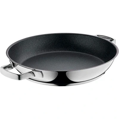 Afbeelding van WMF Anti aanbakpan Serveerpan 32cm Permadur Advance Met inductiecoating, Pan + steelpan, Zilver