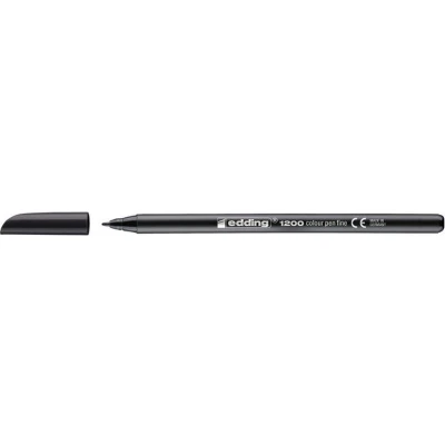 Afbeelding van Fineliner edding 1200 zwart 0.5 1mm 1 stuk 10 stuks