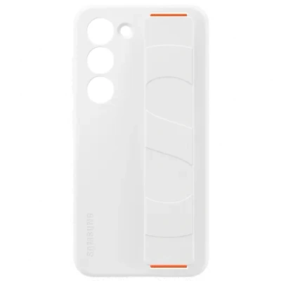 Image de Samsung Silicone Back Cover avec Bracelet Blanc Galaxy S23