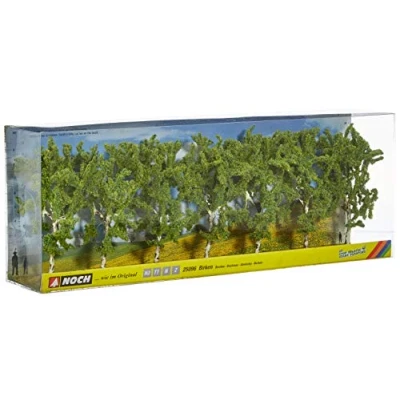 Afbeelding van NOCH 25096 Set bomen Berk 100 tot mm Groen 7 stuk(s)