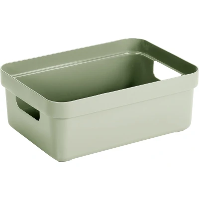 Afbeelding van Sunware Sigma home opbergbox 9L groen 35 x 24,6 12,2 cm