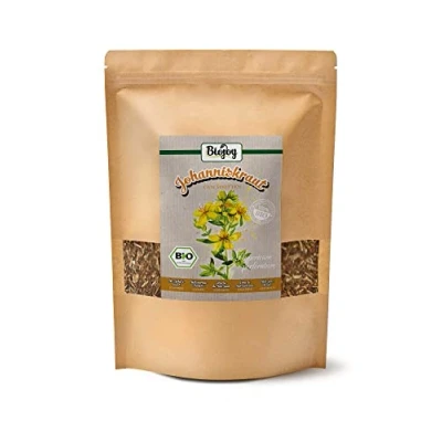 Afbeelding van Biojoy Biologische sint janskruid kruidenthee (500 g), gedroogd en gesneden (Hypericum perforatum)