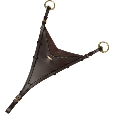 Afbeelding van LeMieux Gesloten Martingaal Kudos Bruin/Brass Cob