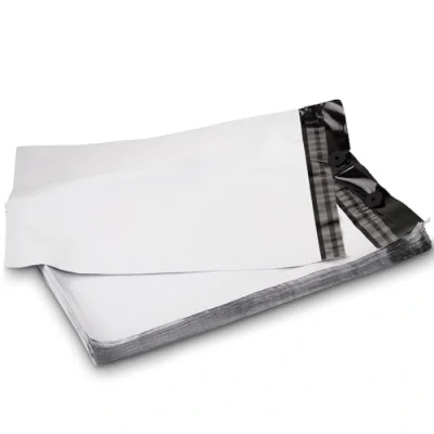 Afbeelding van LOGIC PACK 200 Pochette envoie colis vinted, Enveloppe plastique expedition 50x60 cm, Emballage vetement avec système d&#039;arrachage, imperméables et auto adhésives