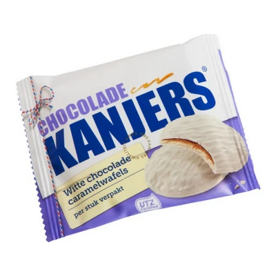 Afbeelding van Kanjers Wit Choc Caramel 24x45g