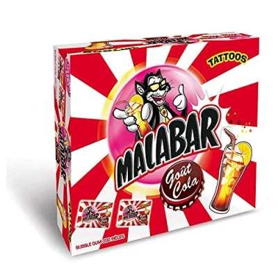 Afbeelding van Malabar Cola snoepjes, doos met 200 stuks