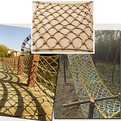 Afbeelding van Vogeltrainingsnet voor kinderen buiten, robuust vrachtnet speelplaats, klimnet, ladder van boomhut, personalisatie (1 m x 2 m)