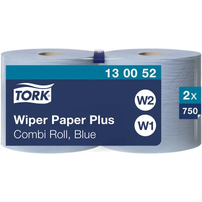 Afbeelding van Tork adv. wiper 420 perform. 2 lgs blauw 255 mtr x 24 cm pak à rol/750 vel (130052)